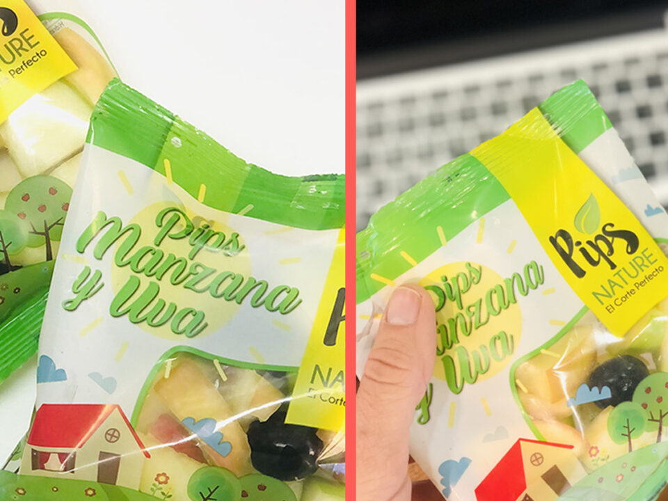 Llevar fruta cortada a la oficina