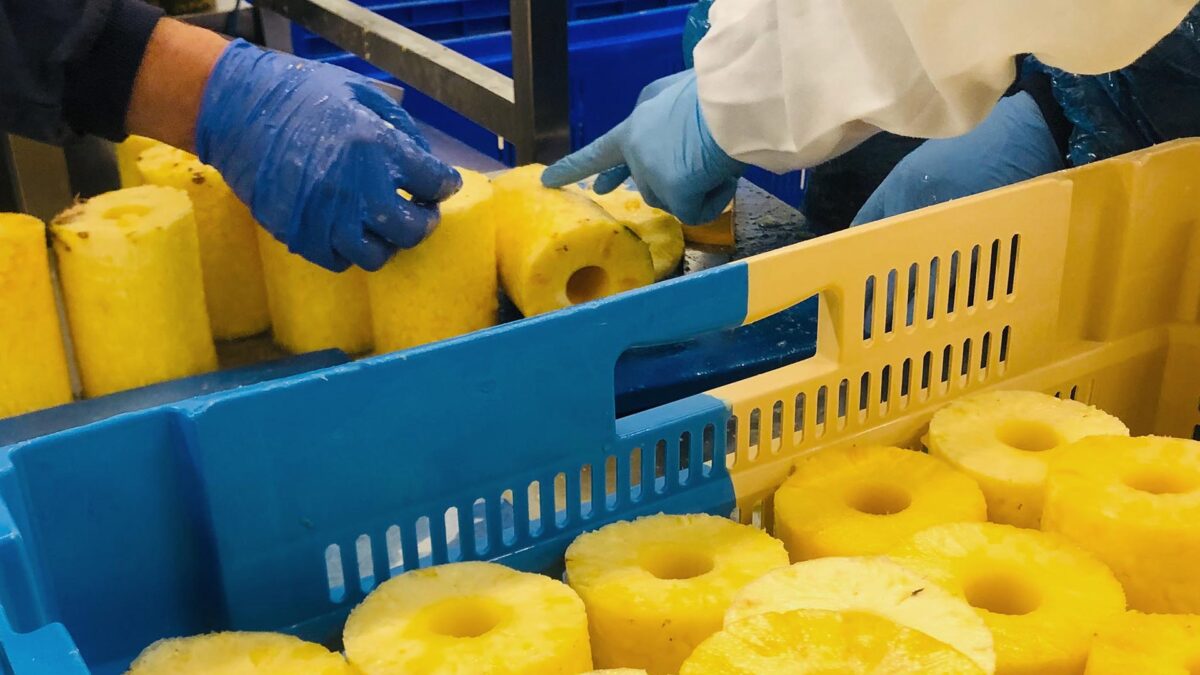 Fruta cortada en los supermercados