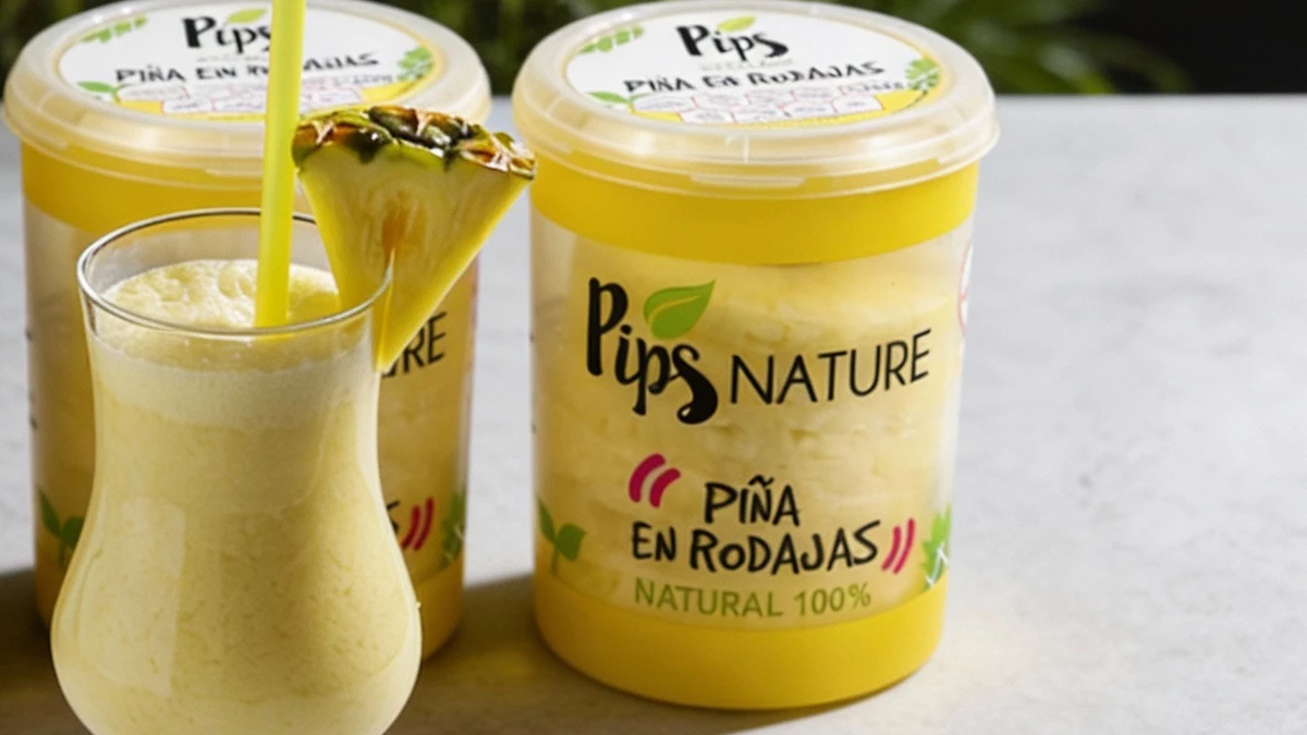 Pips Nature para usar en la receta de piña colada sin alcohol